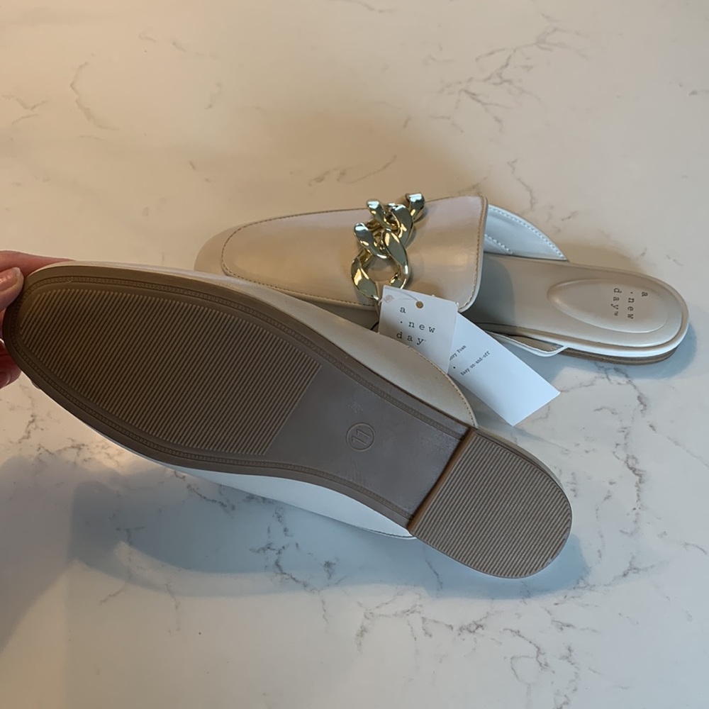 Cream Mules - Picture 3 of 4
